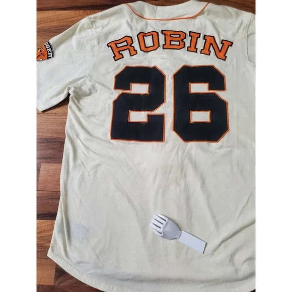 Disney Winnie The Pooh Tiggers # 26 Robin Baseball Jersey Adult Sz M